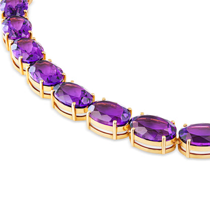 Velara Gala Necklace – Purple Sapphire