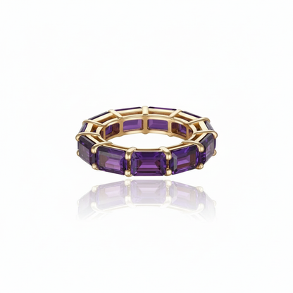 Nexus Tennis Ring – Purple Sapphire