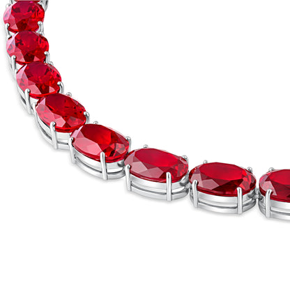 Velara Gala Necklace – Red Ruby