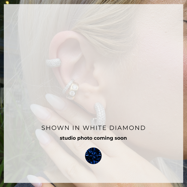 Forma Maxi Ear Cuff – Blue Sapphire
