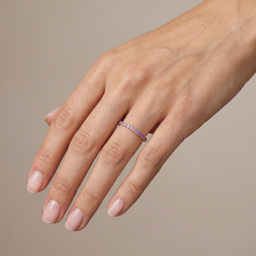 Linea Mini Ring – Purple Sapphire