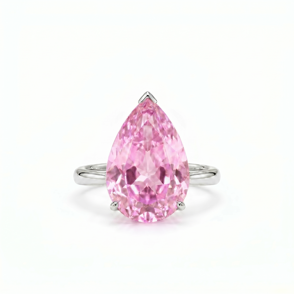Nova Bold Solitaire Ring – Light Pink Sapphire