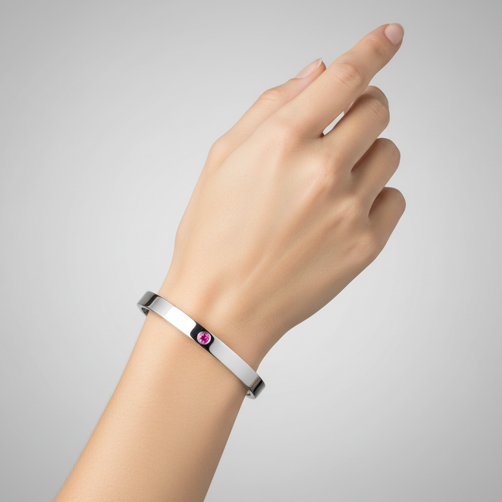 Forma Uno Elemental Bangle – Light Blue Aquamarine