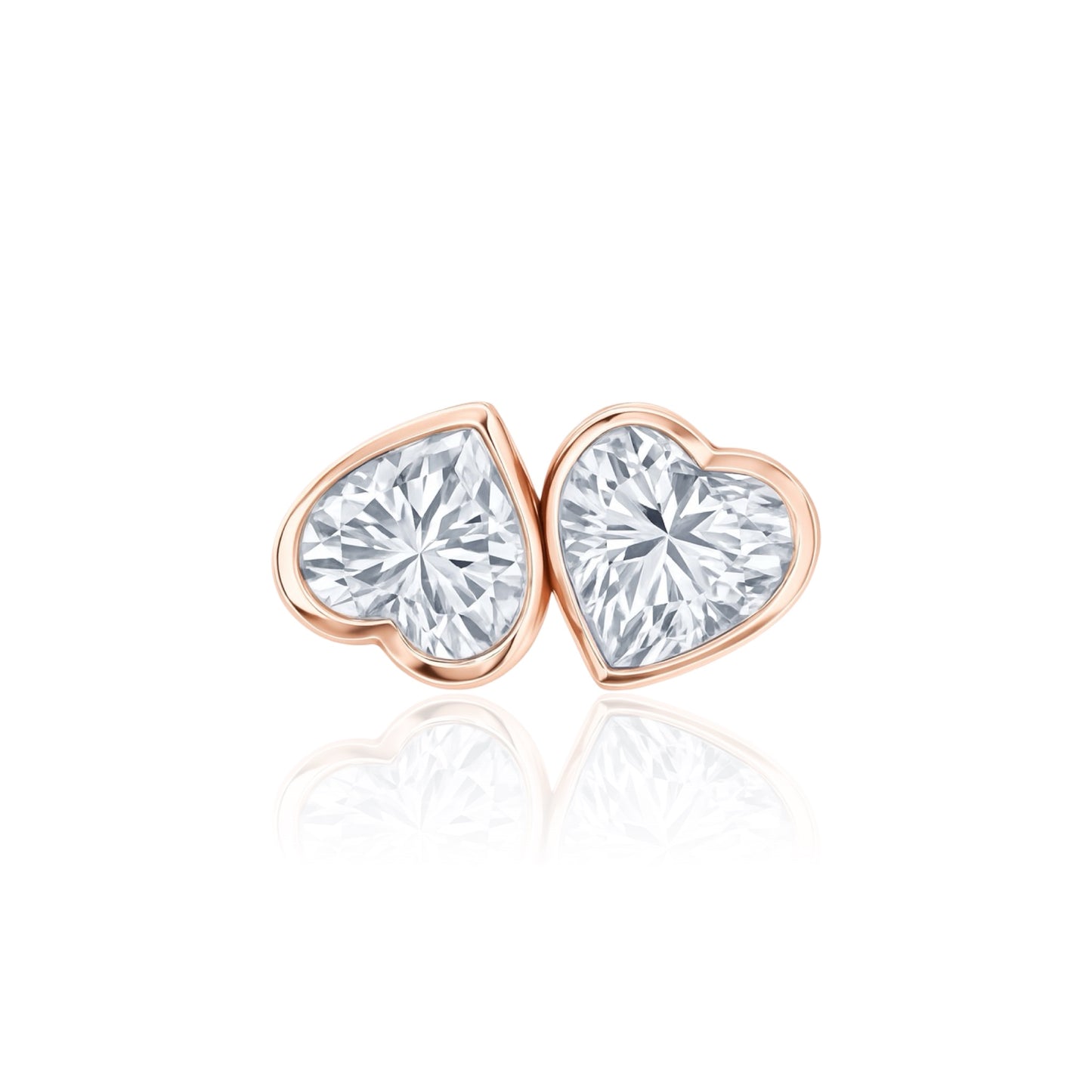 Amore Double Signet Ring – White Diamond