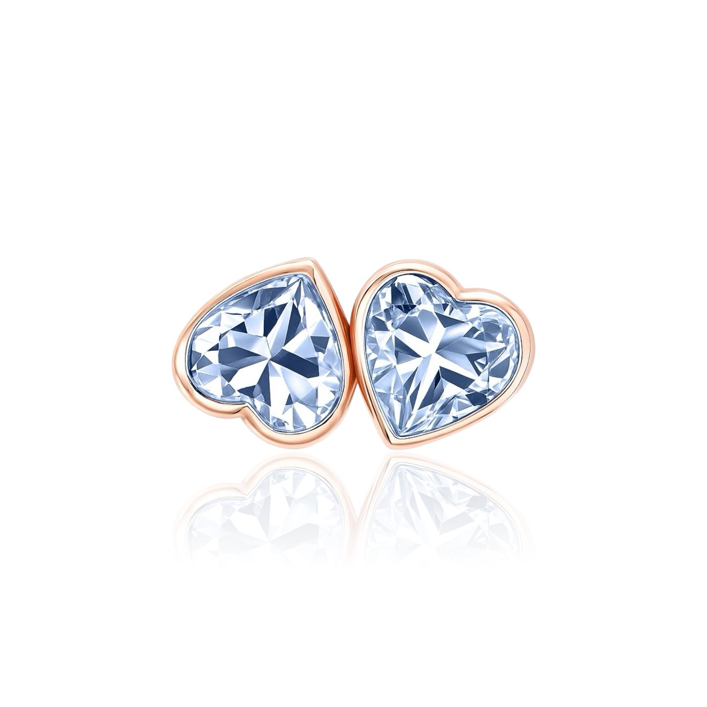 Amore Double Signet Ring – Light Blue Aquamarine