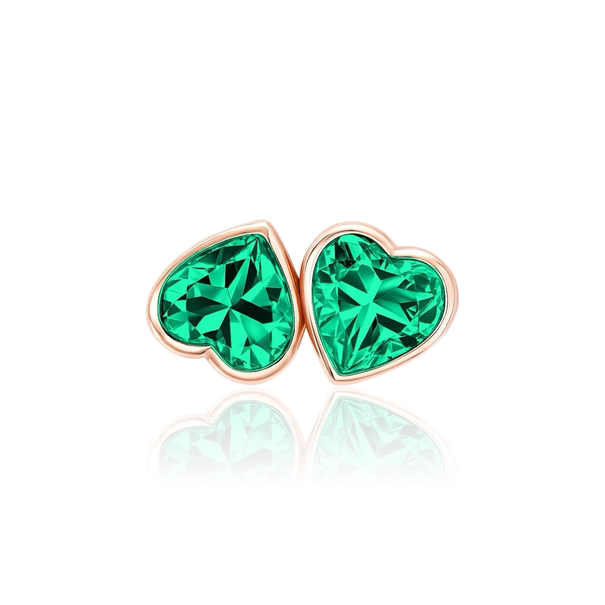Amore Double Signet Ring – Colombian Green Emerald