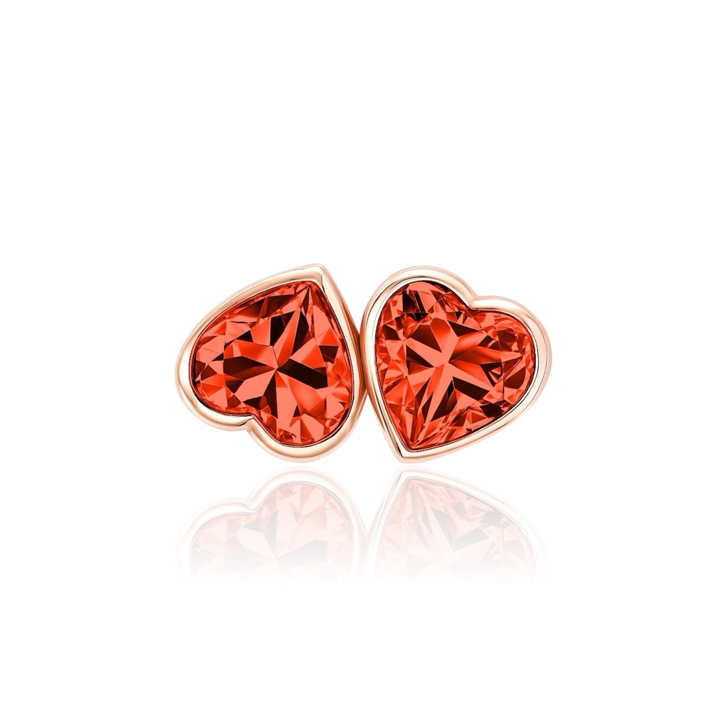 Amore Double Signet Ring – Orange Padparadscha Sapphire
