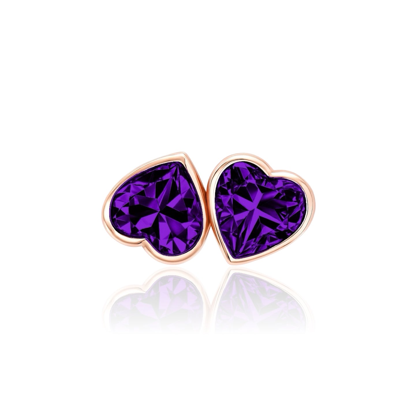 Amore Double Signet Ring – Purple Amethyst