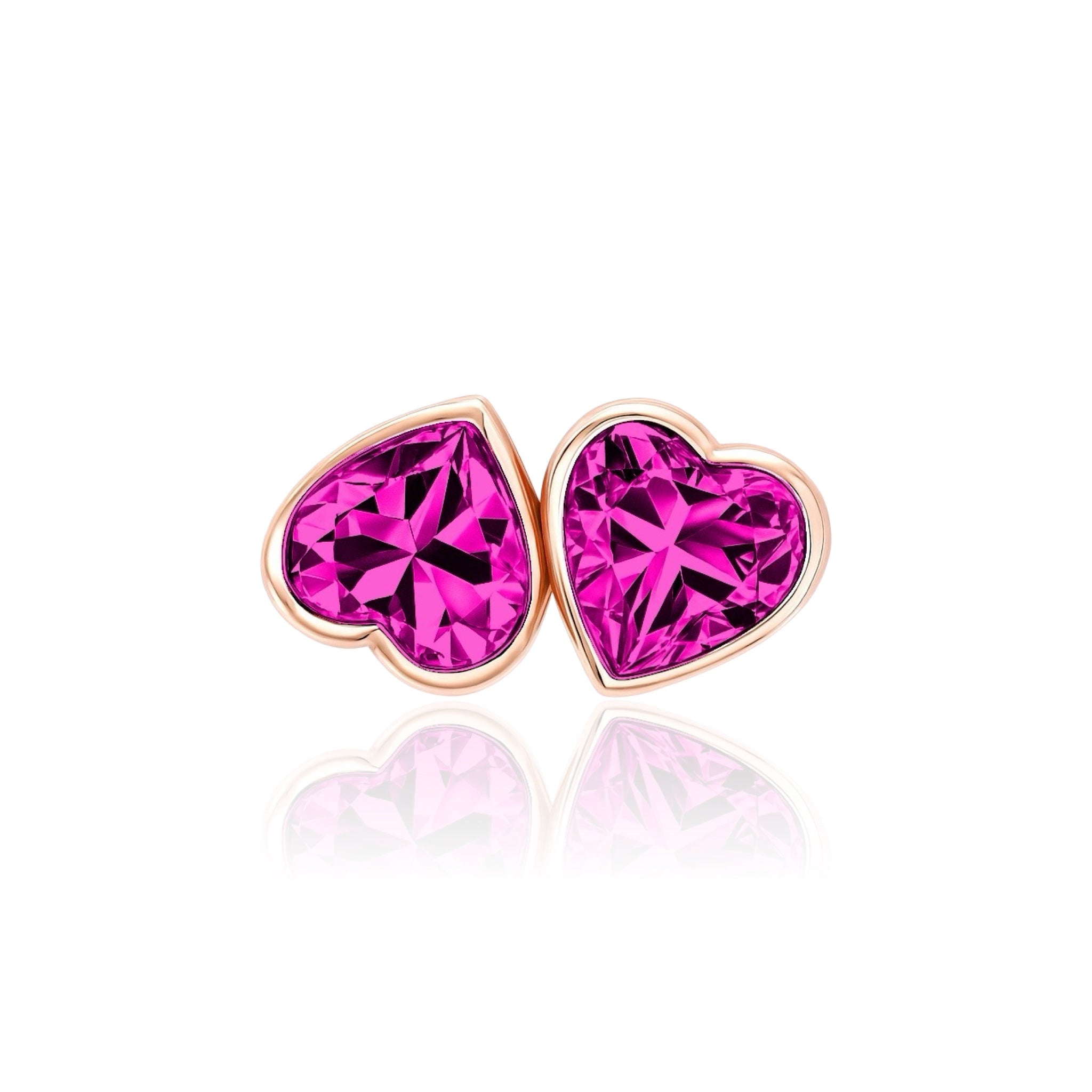 Amore Double Signet Ring – Vivid Pink Sapphire