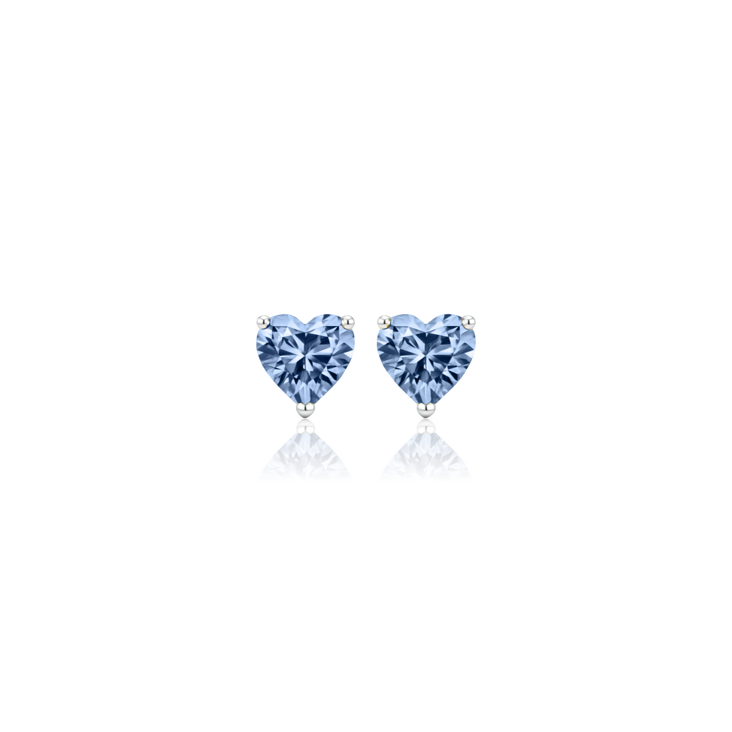 Amore Grande Stud Earrings – Light Blue Aquamarine
