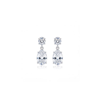 Nova Duet Earrings – White Diamond
