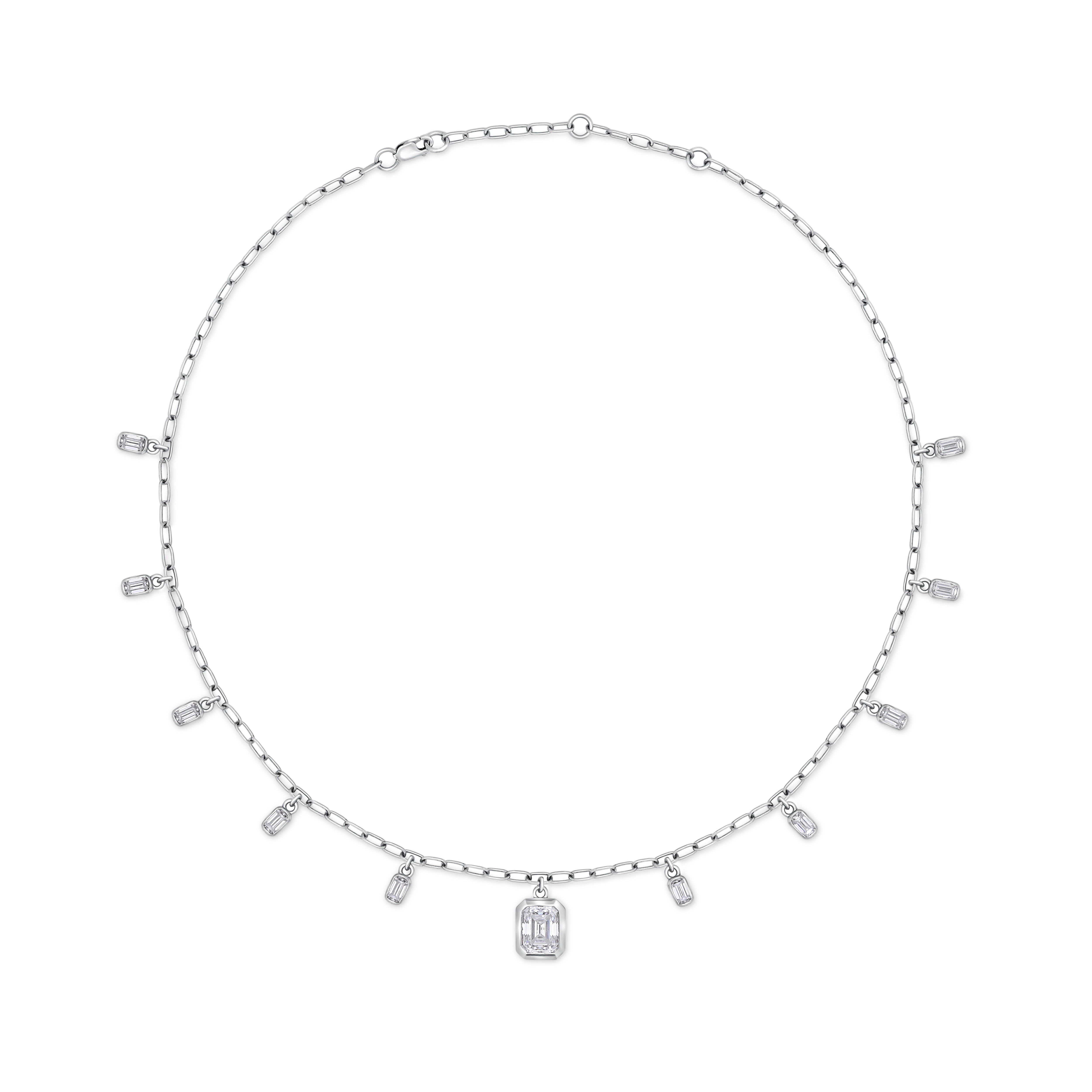 Nexus Frame Harmony Necklace – White Diamond