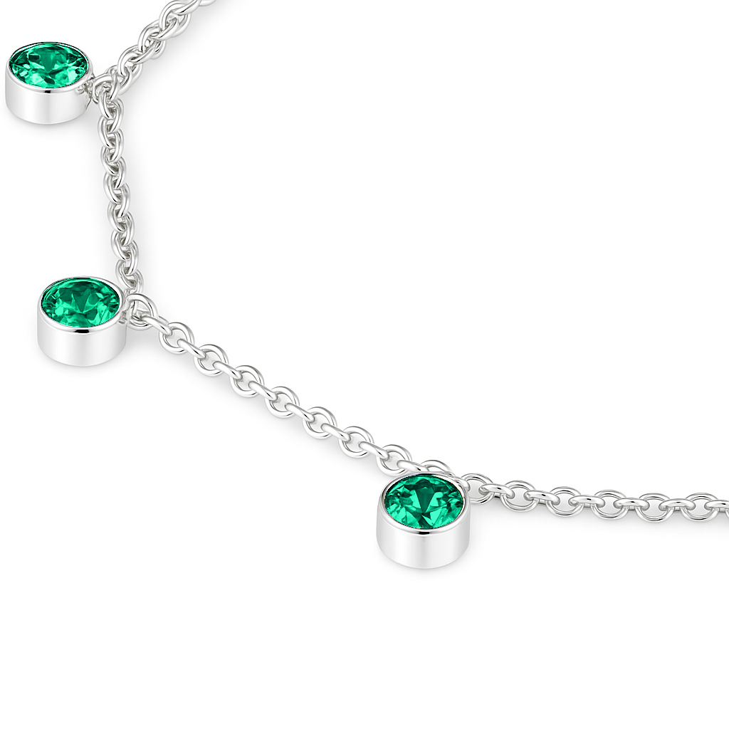 Forma Harmony Necklace – Colombian Green Emerald
