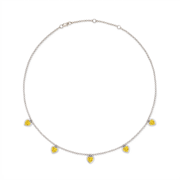 Amore Harmony Necklace – Yellow Sapphire