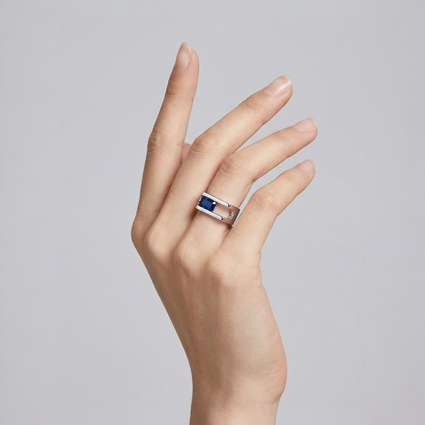 Nexus Journey Ring – Blue Sapphire