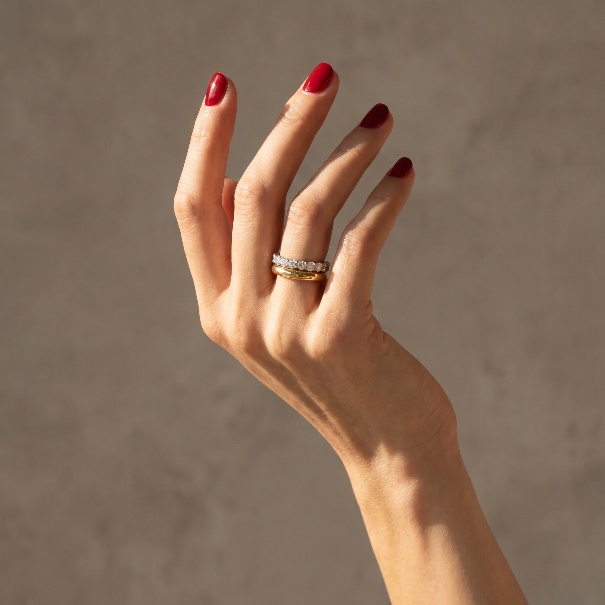 Linea Grande Ring – White Diamond