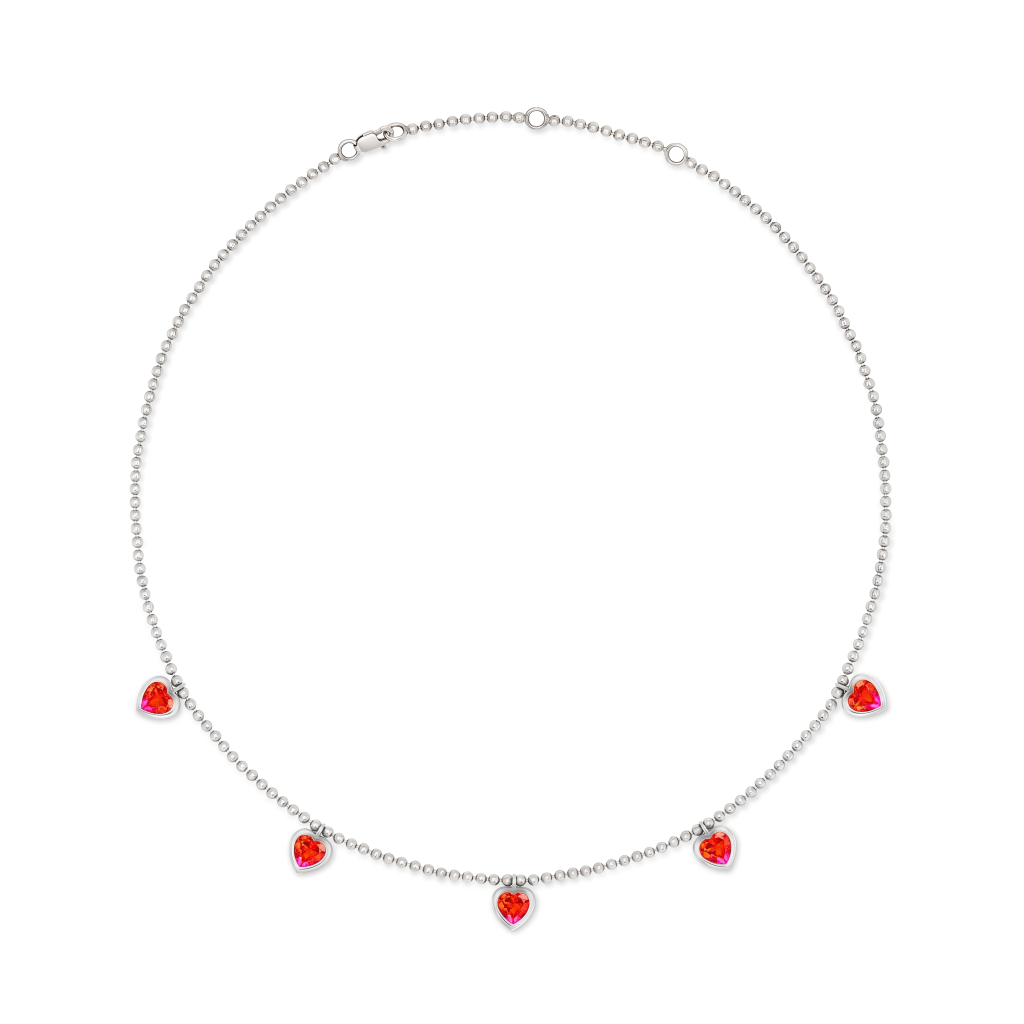Amore Harmony Necklace – Orange Padparadscha Sapphire