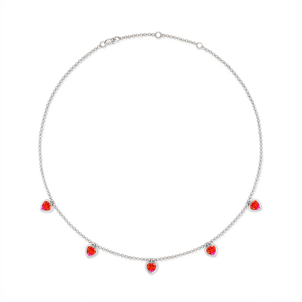 Amore Harmony Necklace – Orange Padparadscha Sapphire
