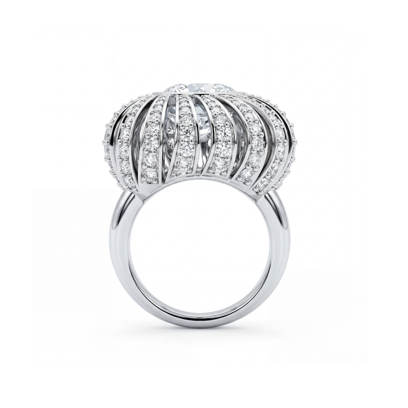Forma Pasha Ring – White Diamond