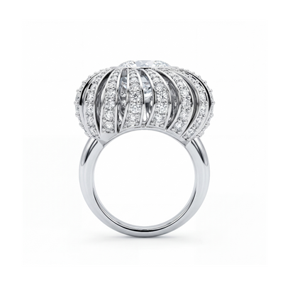 Forma Pasha Ring – White Diamond