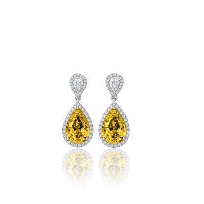 Nova Principessa Earrings – Colombian Green Emerald