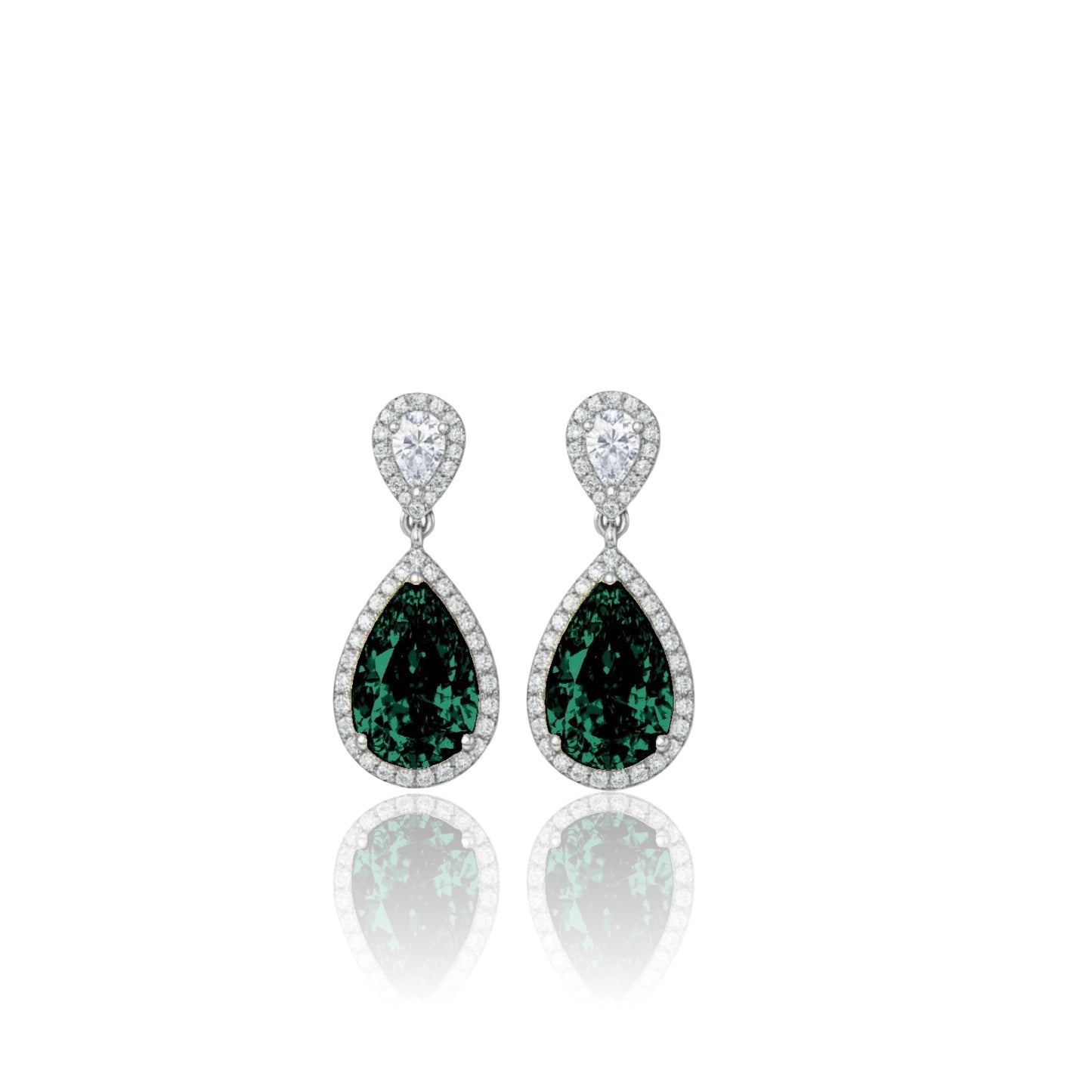 Nova Principessa Earrings – Colombian Green Emerald