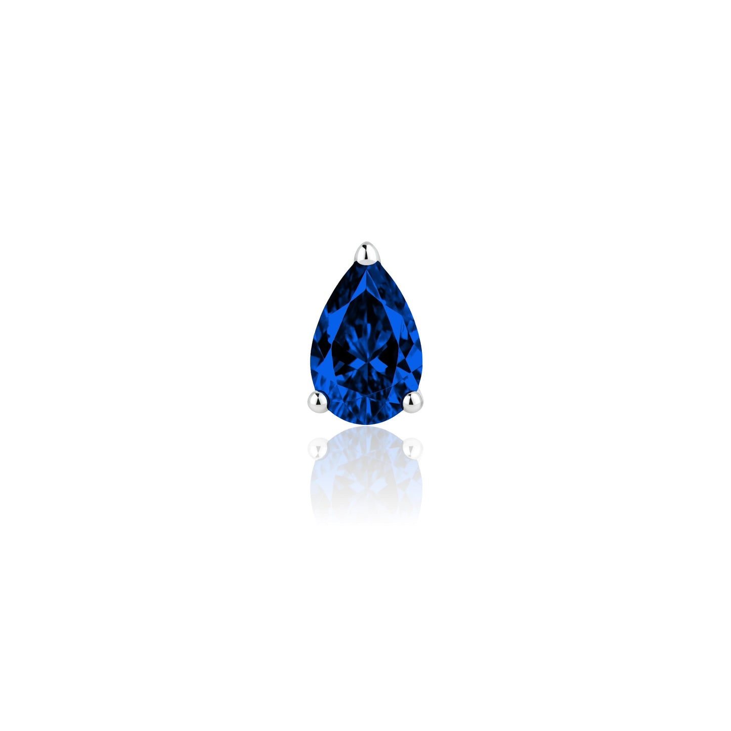 Nova Wing Drop Earrings – Blue Sapphire