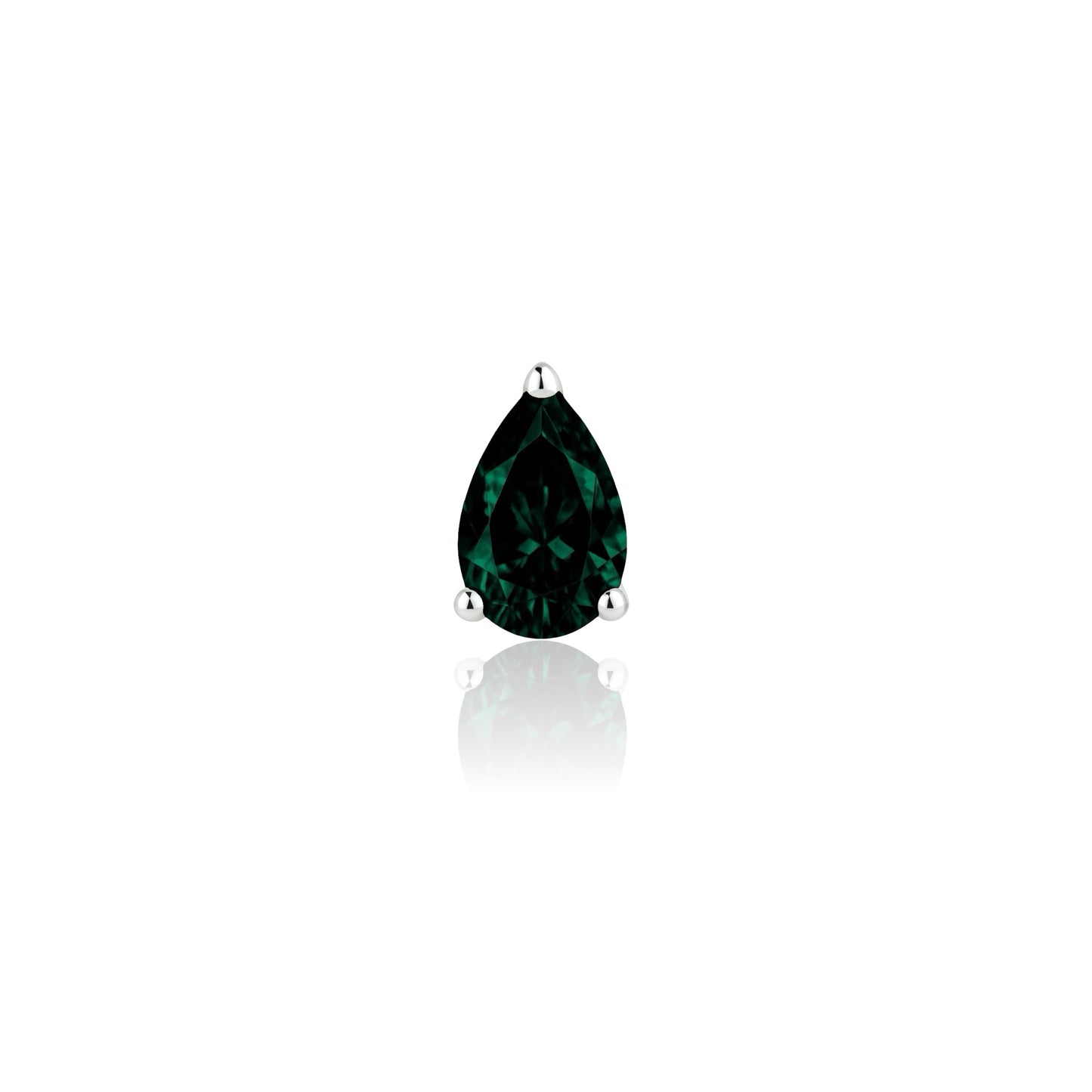 Nova Wing Drop Earrings – Zambian Green Emerald