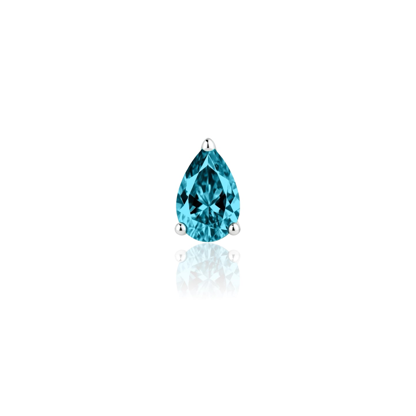 Nova Wing Drop Earrings – Teal Blue Spinel