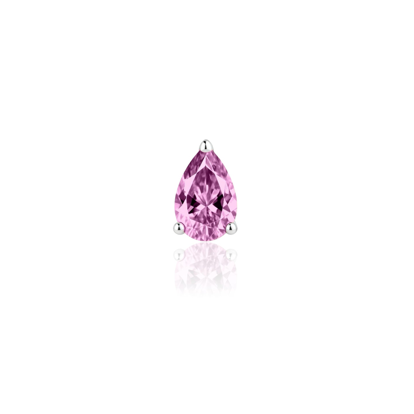 Nova Wing Drop Earrings – Light Pink Sapphire