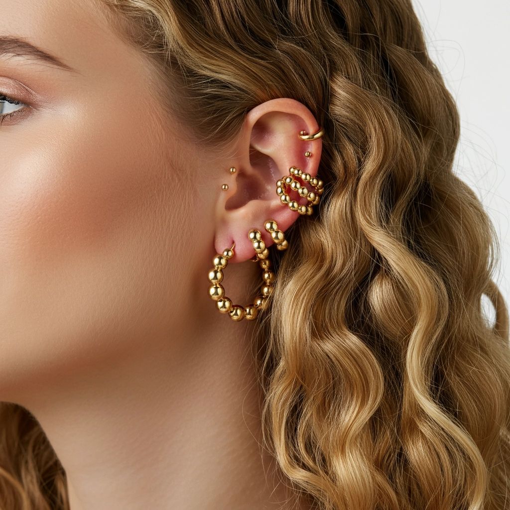 Bead Maxi Ear Cuff
