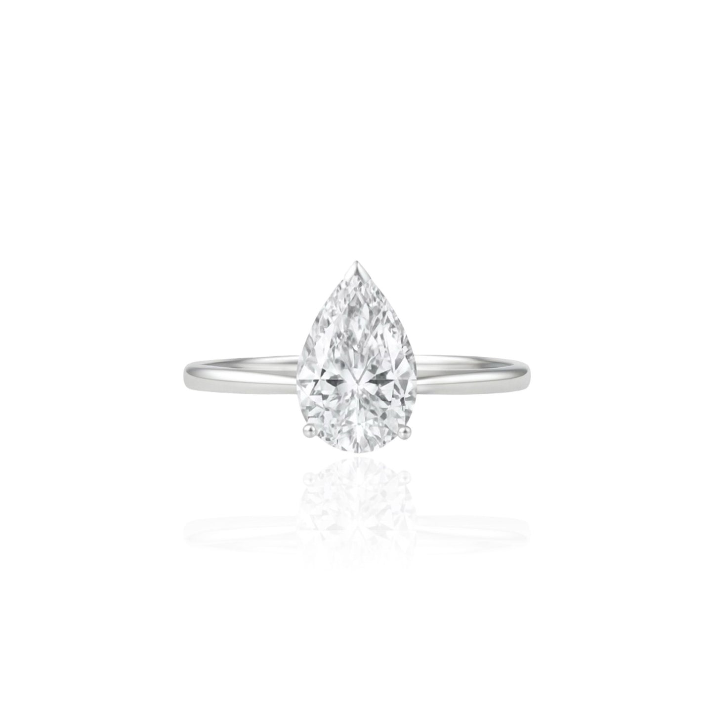 Nova Solitaire Ring – White Diamond