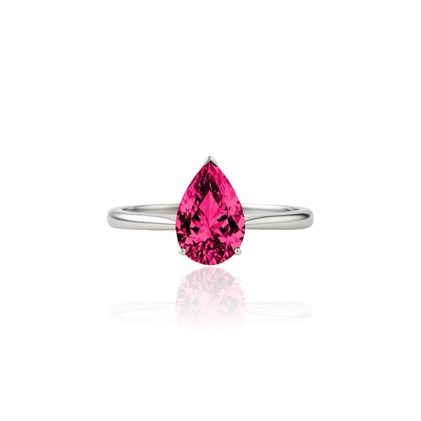 Nova Solitaire Ring – Red Ruby
