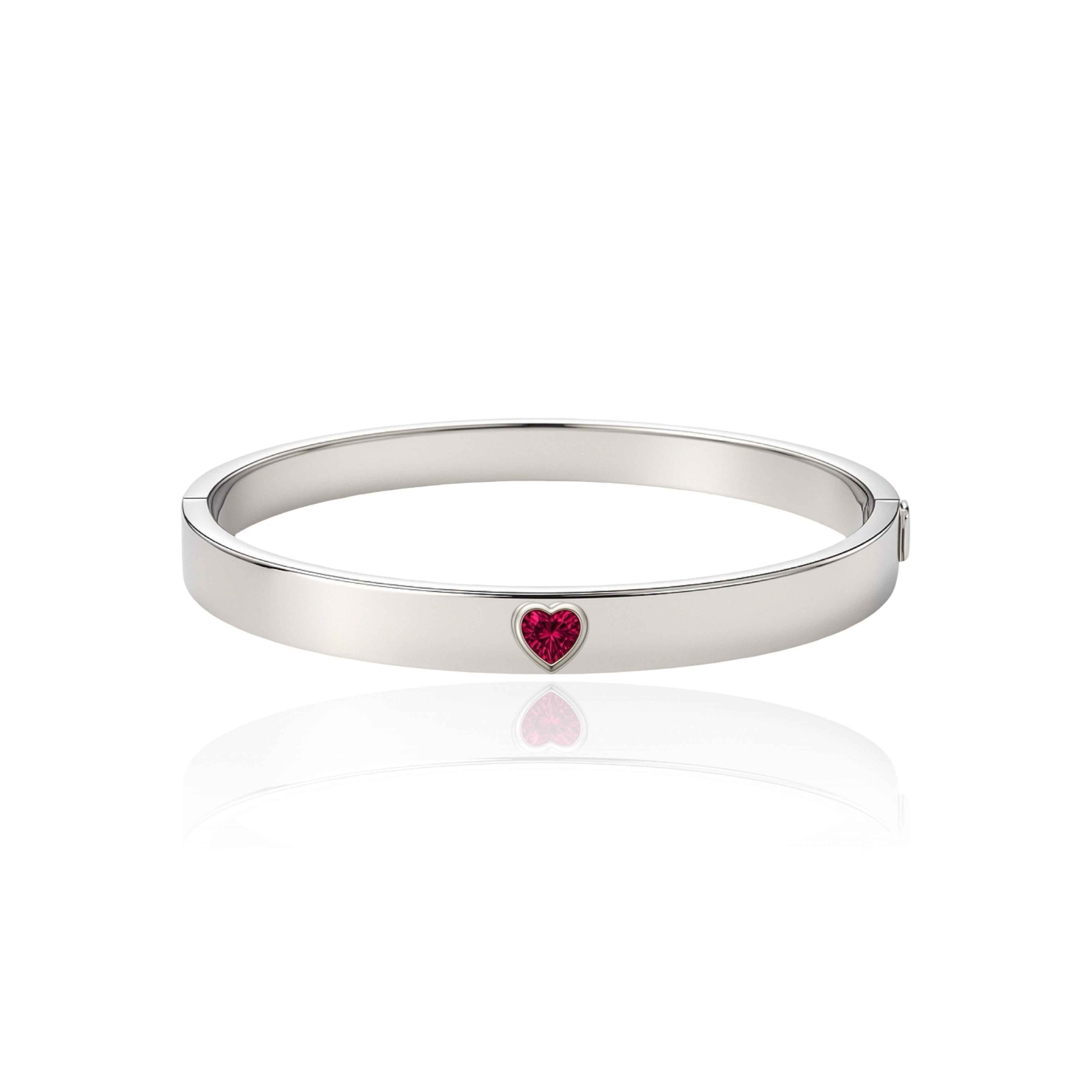 Amore Uno Elemental Bangle – Red Ruby