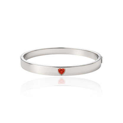Amore Uno Elemental Bangle – Orange Padparadscha Sapphire