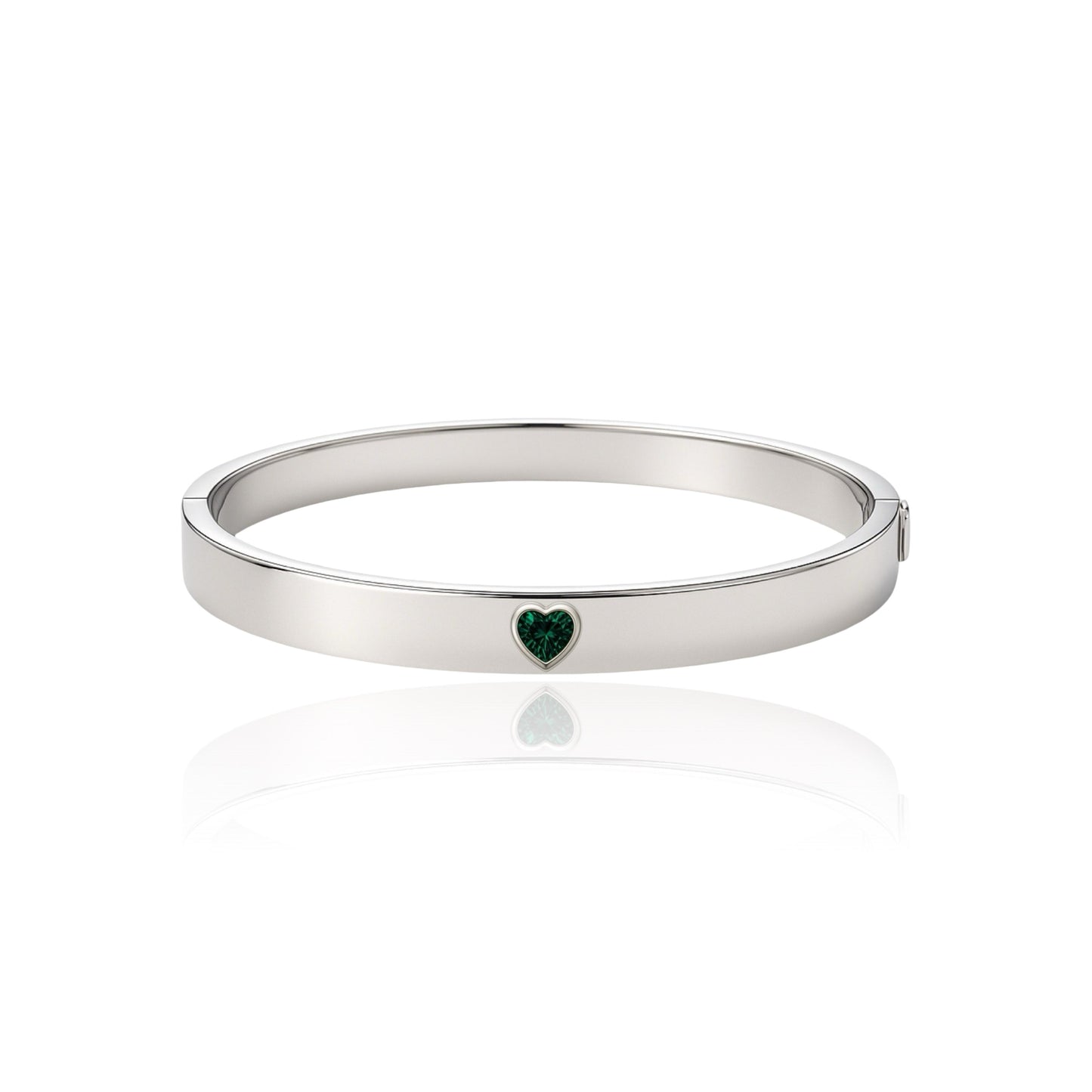Amore Uno Elemental Bangle – Zambian Green Emerald