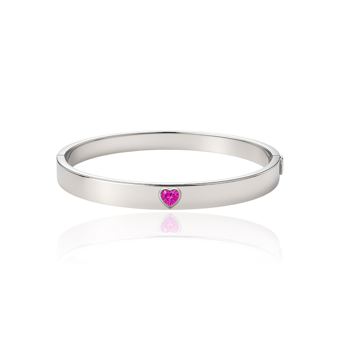Amore Uno Elemental Bangle – Vivid Pink Sapphire