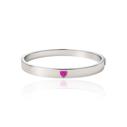 Amore Uno Elemental Bangle – Vivid Pink Sapphire