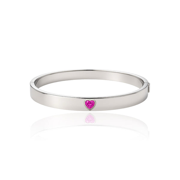 Amore Uno Elemental Bangle – Vivid Pink Sapphire