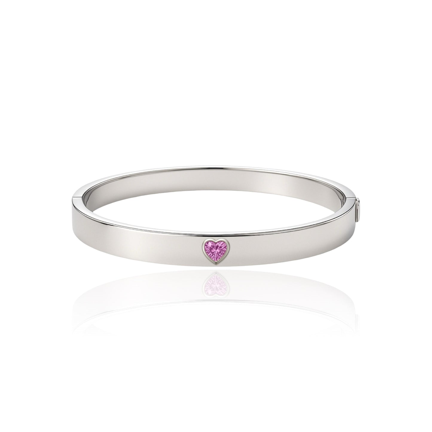 Amore Uno Elemental Bangle – Light Pink Sapphire