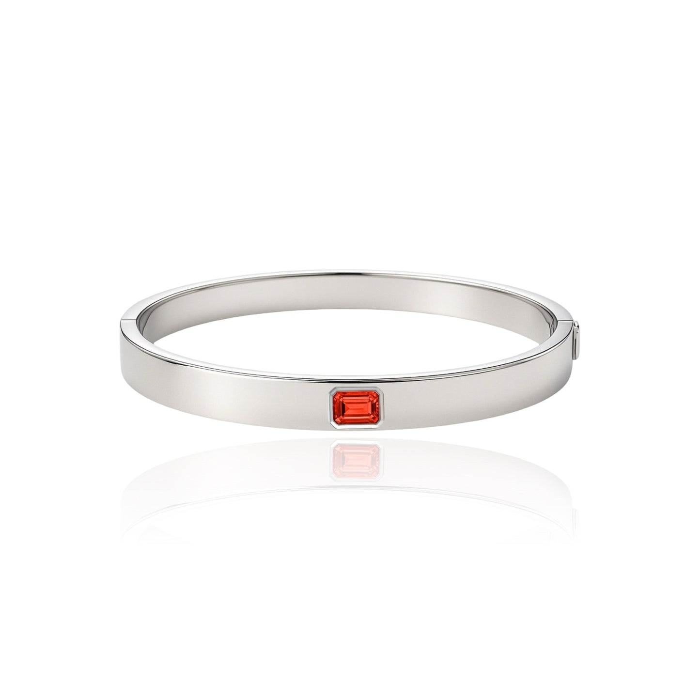 Nexus Uno Elemental Bangle – Orange Padparadscha Sapphire
