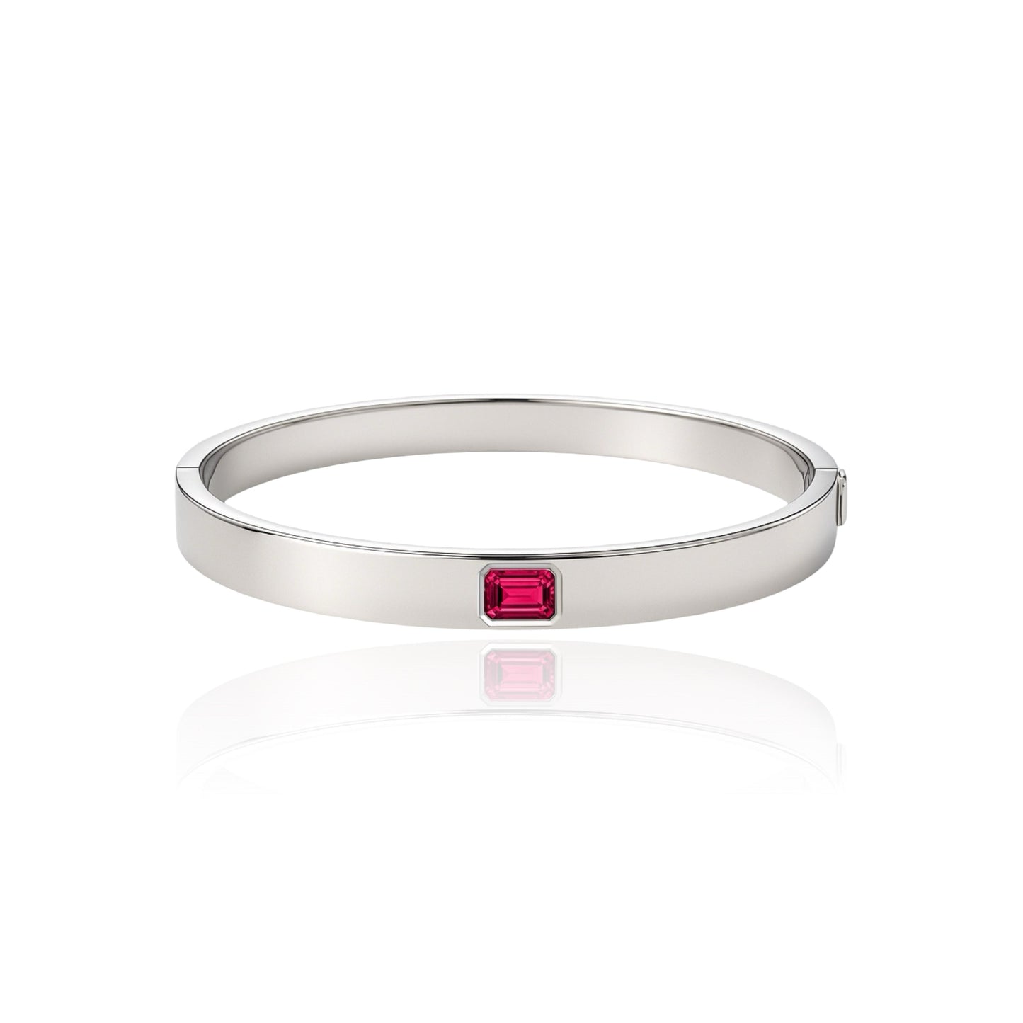 Nexus Uno Elemental Bangle – Red Ruby