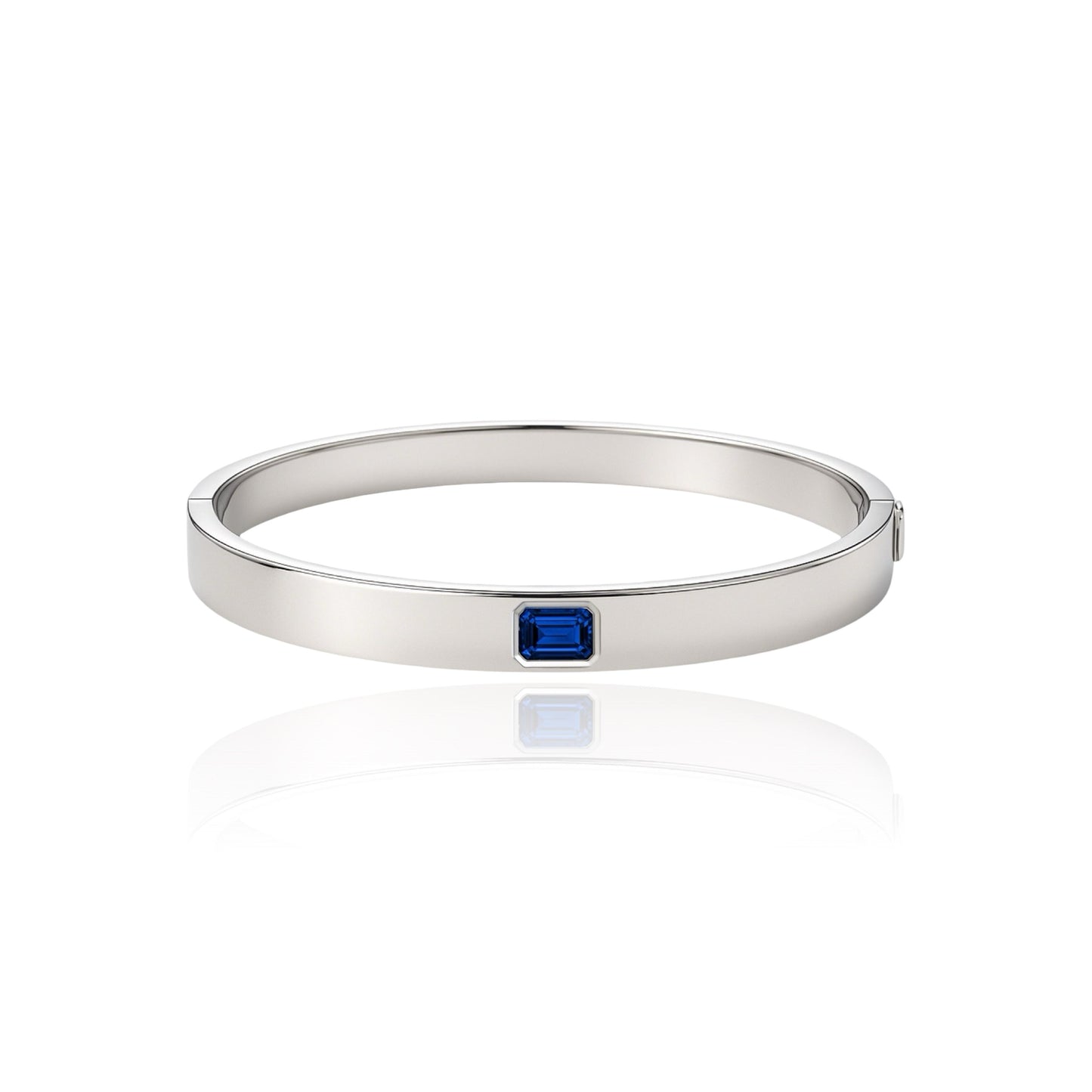 Nexus Uno Elemental Bangle – Blue Sapphire