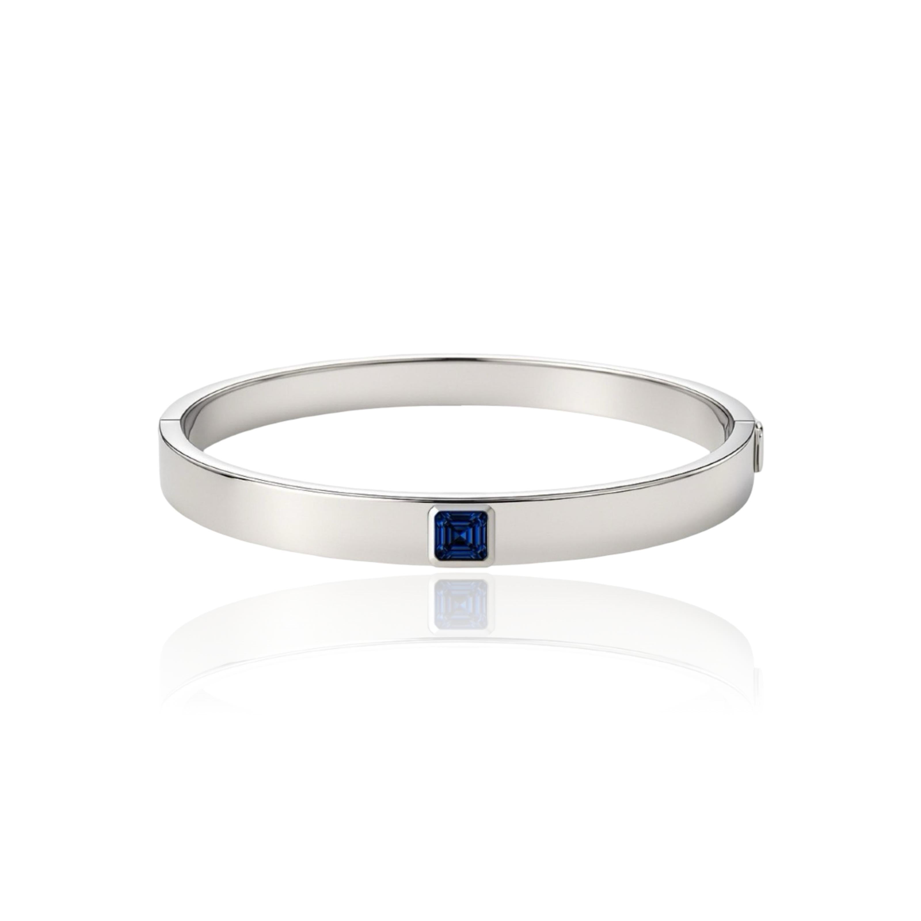 Aria Uno Elemental Bangle – Blue Sapphire