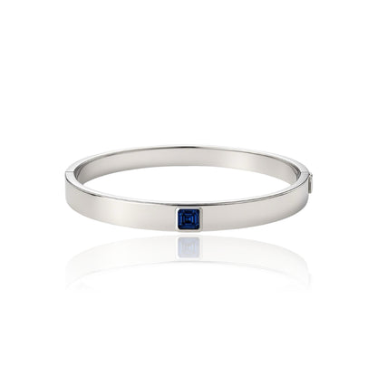 Aria Uno Elemental Bangle – Blue Sapphire