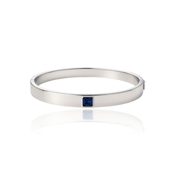 Aria Uno Elemental Bangle – Blue Sapphire