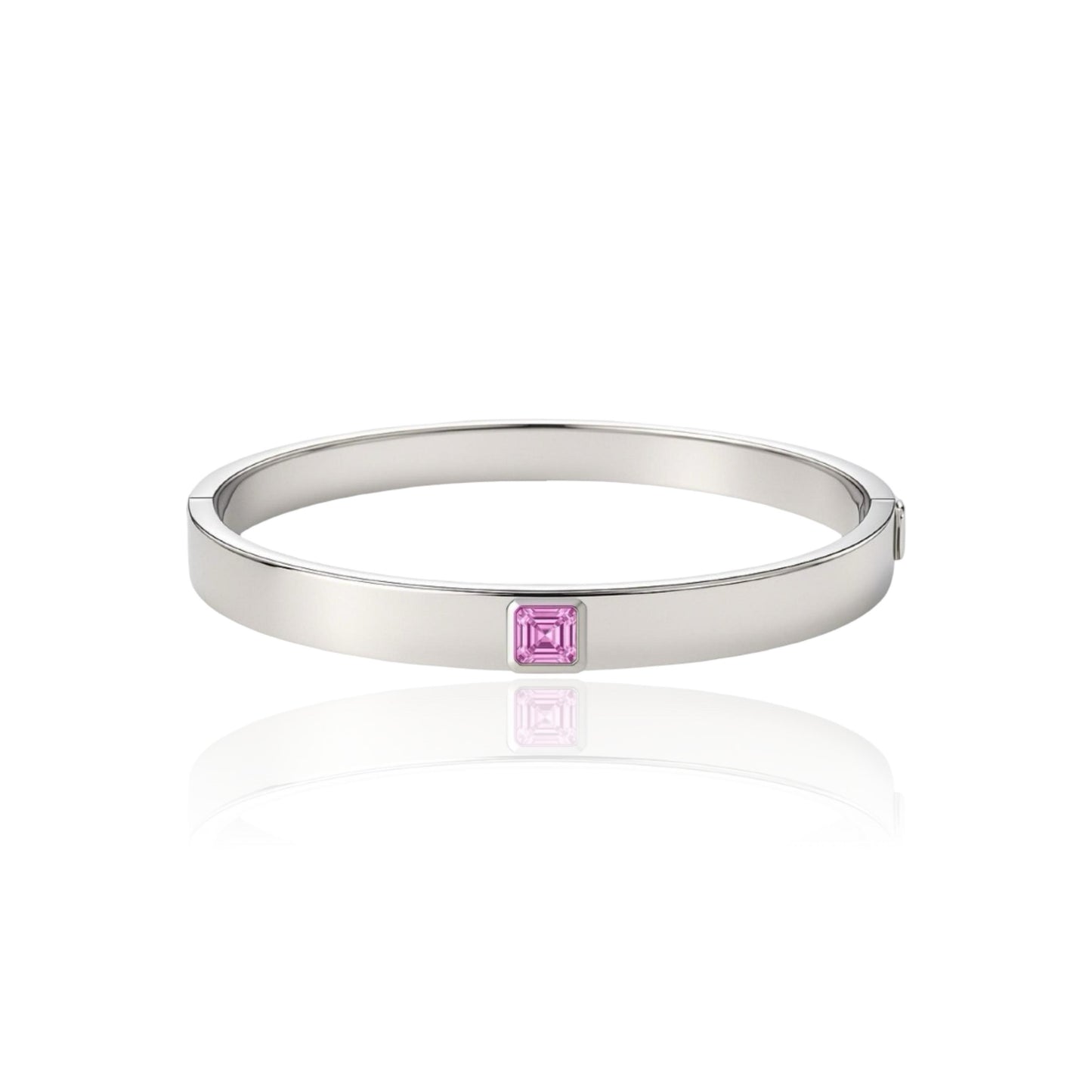 Aria Uno Elemental Bangle – Light Pink Sapphire