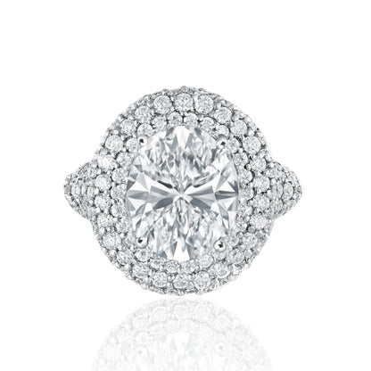 Velara Statement Ring – White Diamond