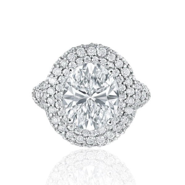 Velara Statement Ring – White Diamond