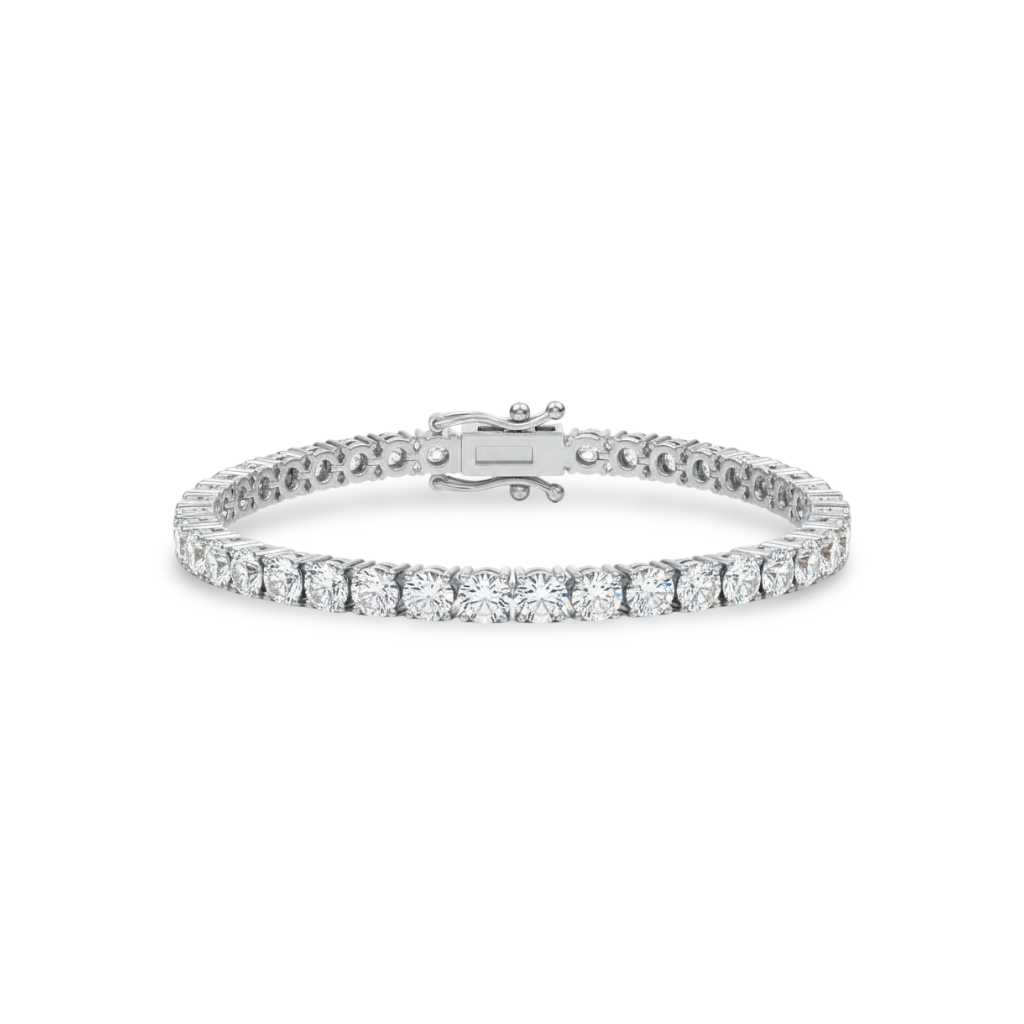 Juno Maxi Tennis Bracelet – White Diamond